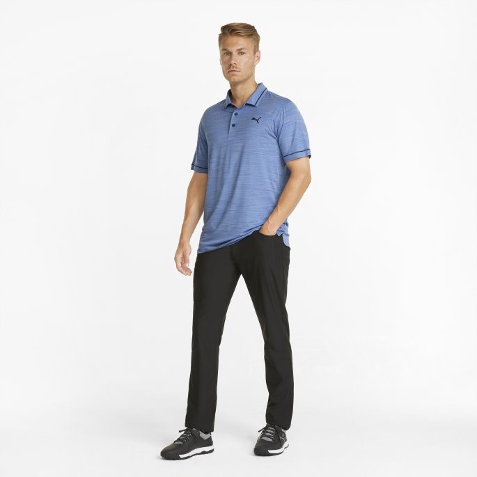 Lys Kobolt-marine Blazer Puma På Tilbud Skyspunnet Monarch Golf Poloskjorte For Menn