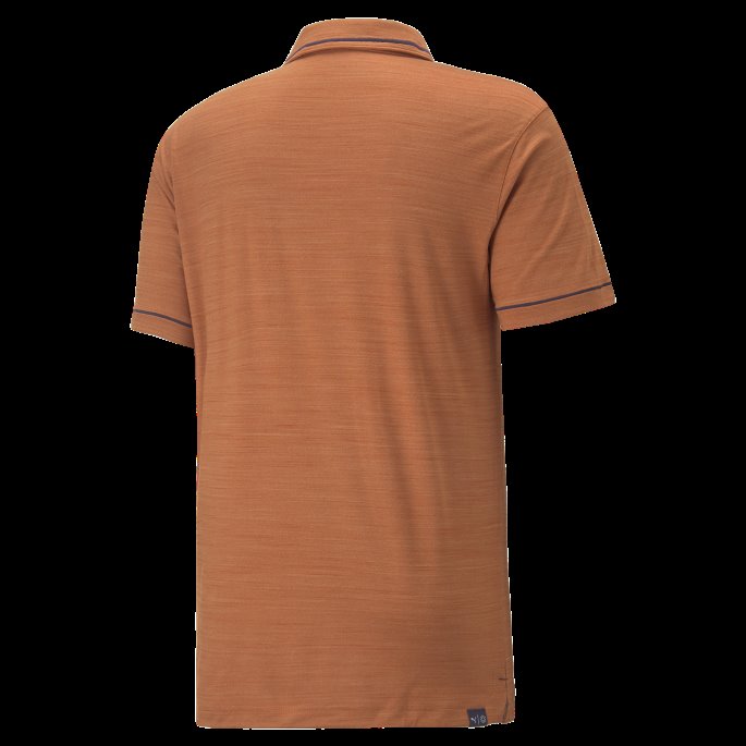 Puma På Tilbud Varm Kastanje-marine Blazer Skyspunnet Monarch Golf Poloskjorte For Menn
