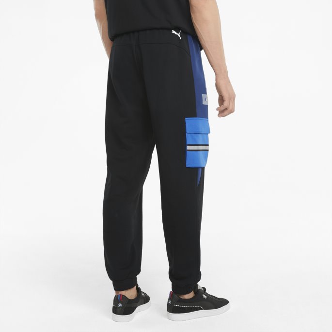 Bmw M Motorsport Street Joggebukser For Menn Puma På Salg Svart-marina-blåkopi-rød