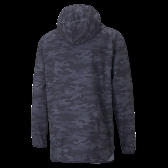 Puma På Tilbud Marine Blazer-camo Egw Golfjakke For Menn Med Hette