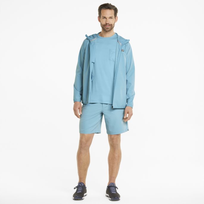 Puma På Tilbud Støvete Aqua Egw Golfjakke For Menn Med Hette