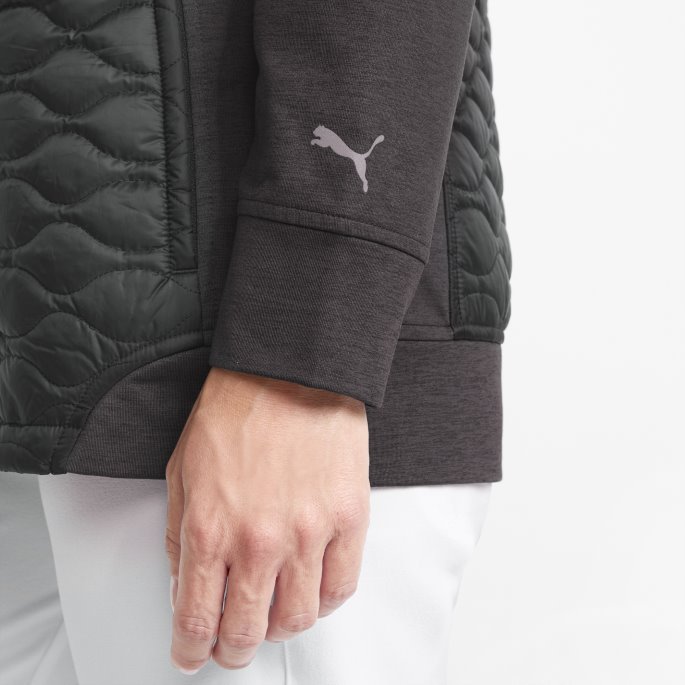 Svart Skyspunnet Wrmlbl Golfjakke For Kvinner Puma På Salg