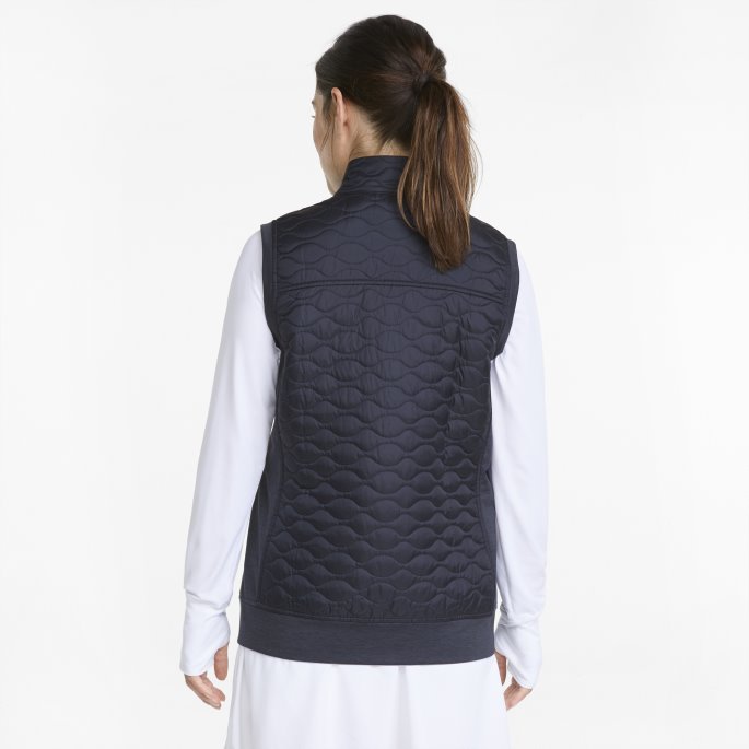 Marineblå Blazer Puma På Tilbud Skyspunnet Wrmlbl Golfvest For Kvinner