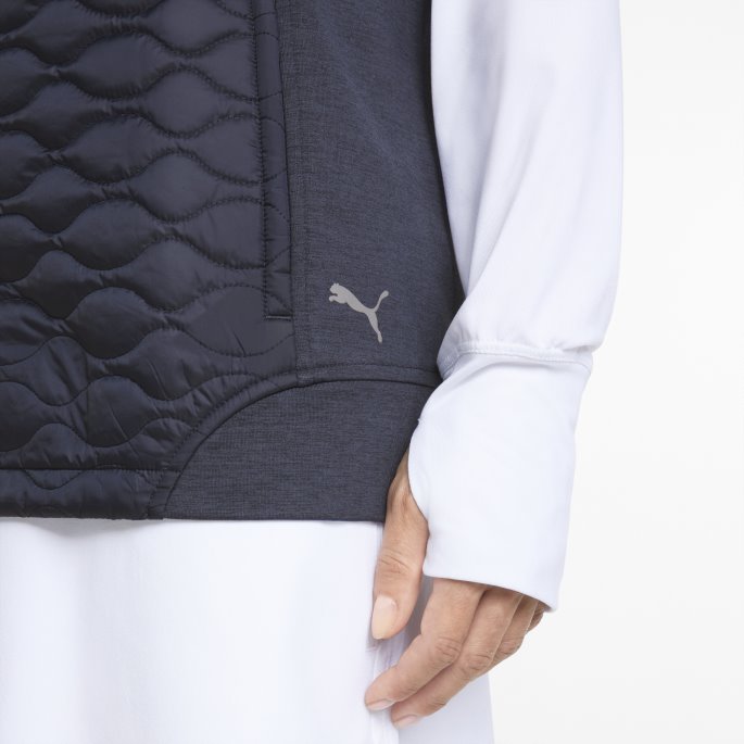 Marineblå Blazer Puma På Tilbud Skyspunnet Wrmlbl Golfvest For Kvinner