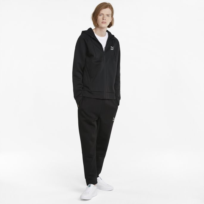 Sort Classics Tech Full Glidelås Hettegenser For Menn Puma På Salg