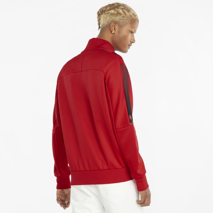 Rosso Corsa Scuderia Ferrari Race T7 Treningsjakke For Menn Puma På Salg