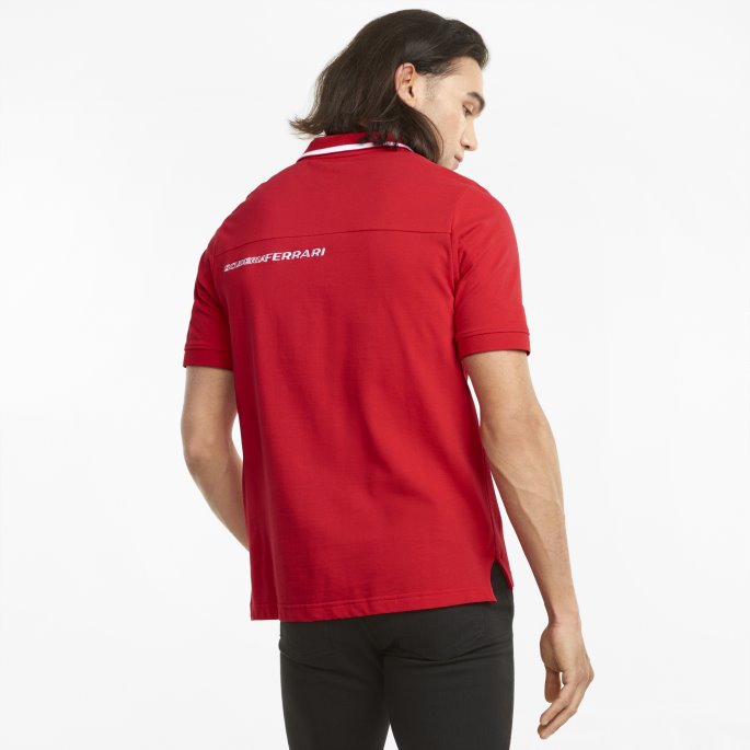 Puma På Tilbud Rosso Corsa Scuderia Ferrari Race Poloskjorte For Menn