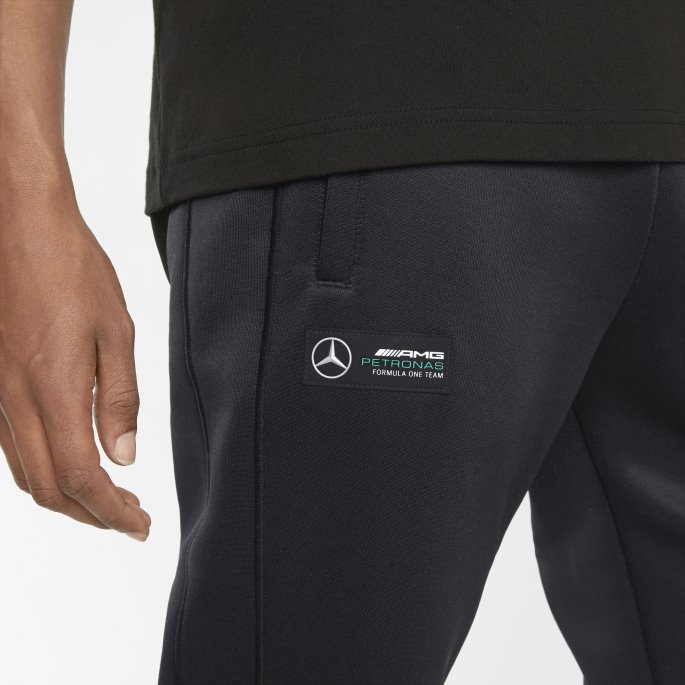 Mercedes F1 T7 Slim Treningsbukser For Menn Svart Puma På Salg
