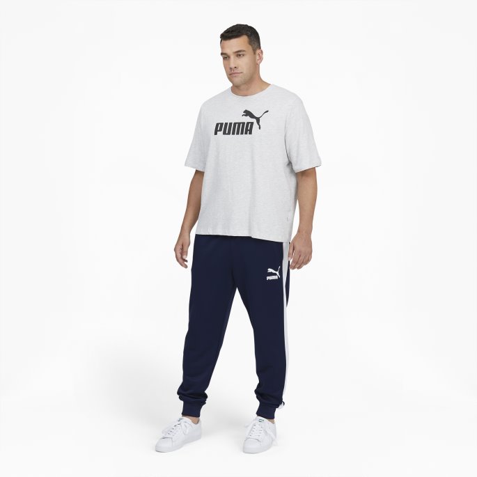 Puma På Tilbud Peacoat-hvit Ikoniske T7 Treningsbukser For Menn Bt