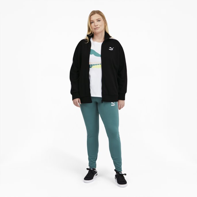 Svart Ikonisk T7 Damejakke Pl Puma På Salg