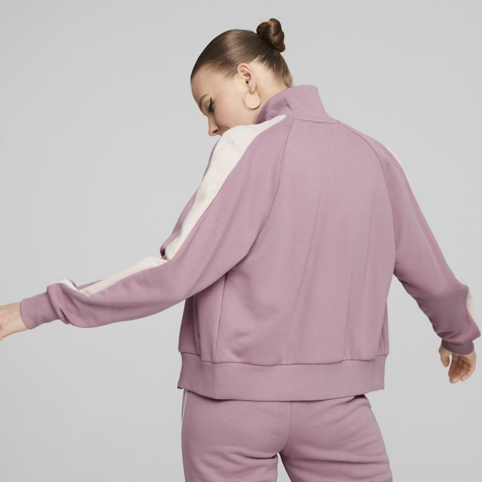 Puma På Tilbud Ikonisk T7 Jakke Kvinner Blek Drue
