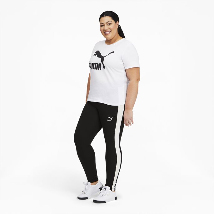 Svart Puma På Tilbud Ikoniske T7 Dameleggings Pl