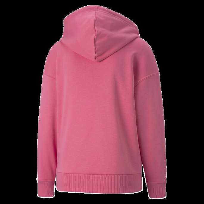 Puma På Tilbud Classics Logo Hettegenser For Kvinner Solnedgang Rosa