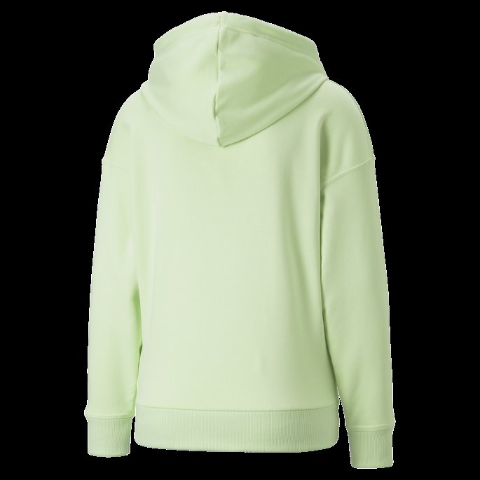 Puma På Tilbud Classics Logo Hettegenser For Kvinner Pl Pistasj