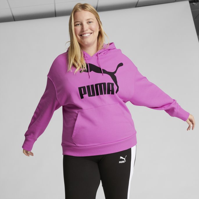 Lilla Pop Puma På Tilbud Klassikere Logo Hettegenser For Kvinner Pl