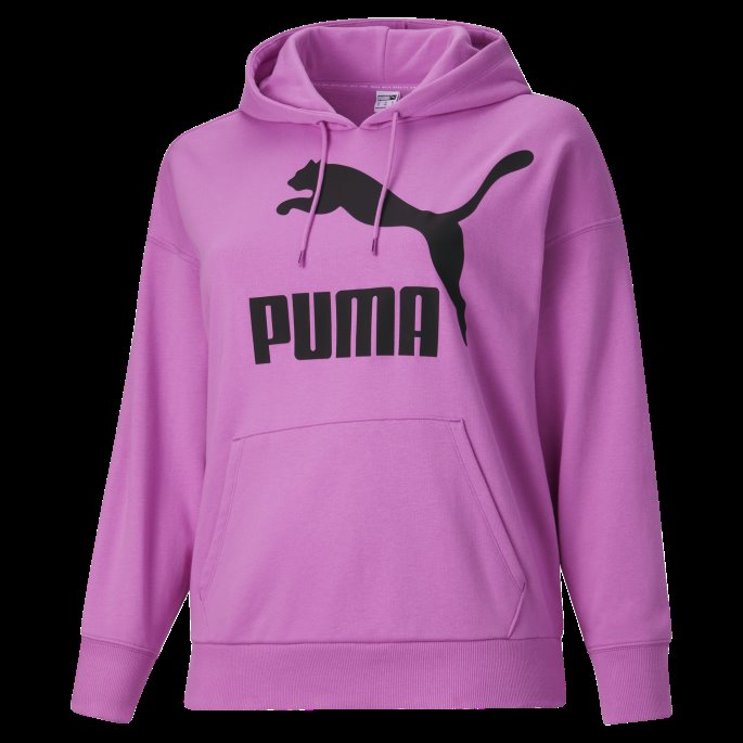 Lilla Pop Puma På Tilbud Klassikere Logo Hettegenser For Kvinner Pl