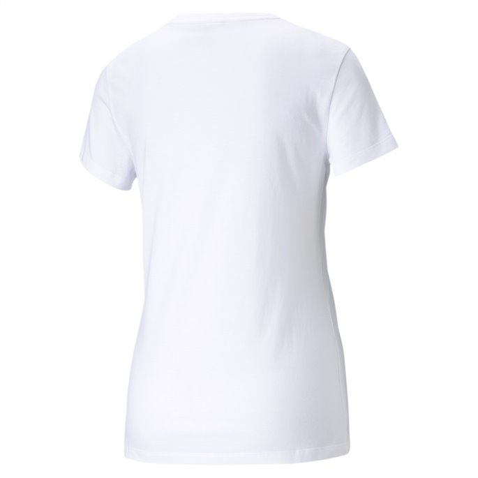 Hvit Klassikere Logo T-skjorte For Kvinner Puma På Salg