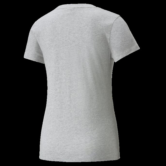 Classics Logo-t-skjorte For Kvinner Lys Grå Lyng-hvit Puma På Salg