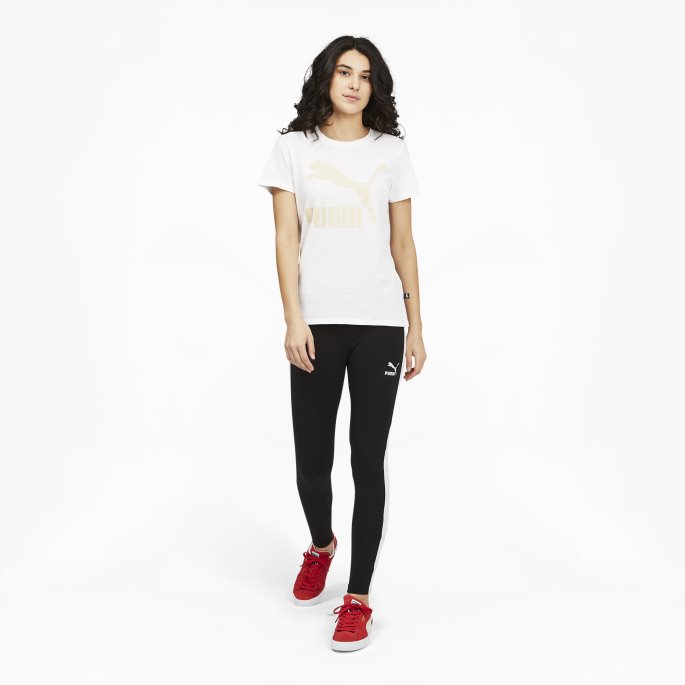 No Color Classics Logo T-skjorte For Kvinner Puma På Salg