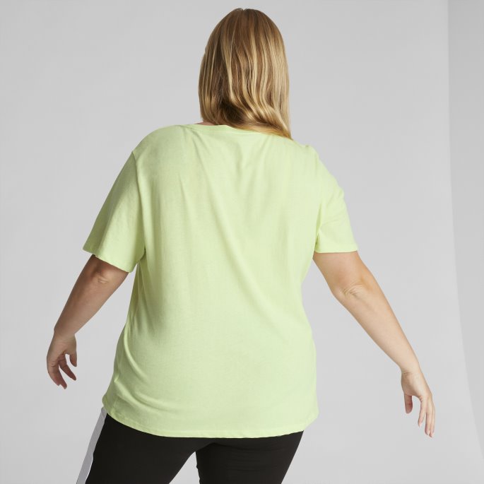 Puma På Tilbud Klassikere Logo T-skjorte For Kvinner Pl Pistasj