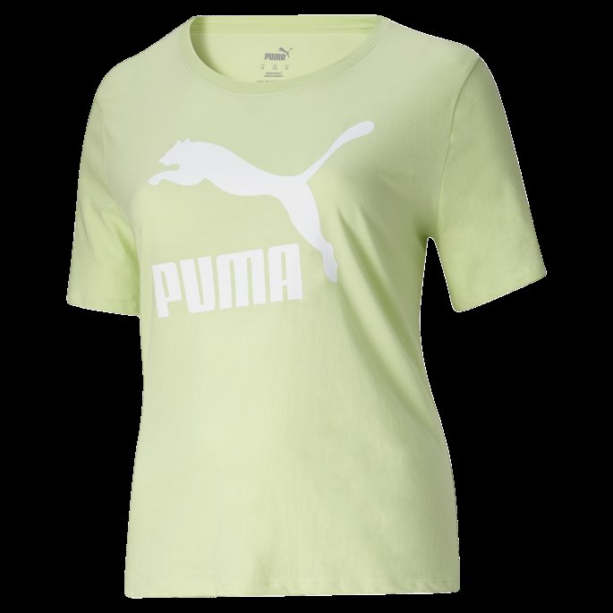 Puma På Tilbud Klassikere Logo T-skjorte For Kvinner Pl Pistasj