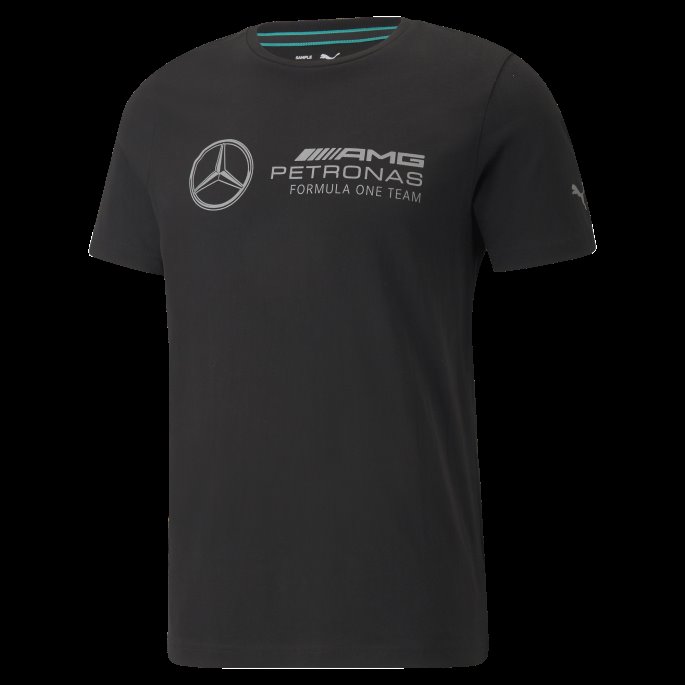 Mercedes F1 Logo Herre T-skjorte Puma På Tilbud Svart