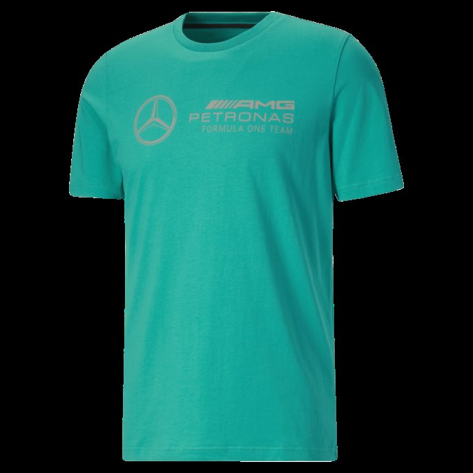 Puma På Tilbud Spectra Grønn Mercedes F1 Logo Herre T-skjorte