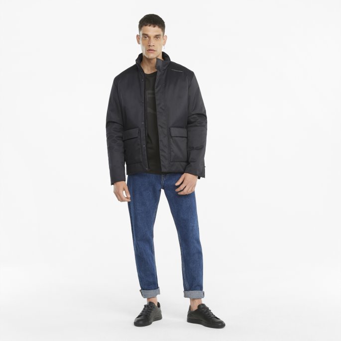Porsche Design Racingjakke For Menn Puma På Salg Kulsort