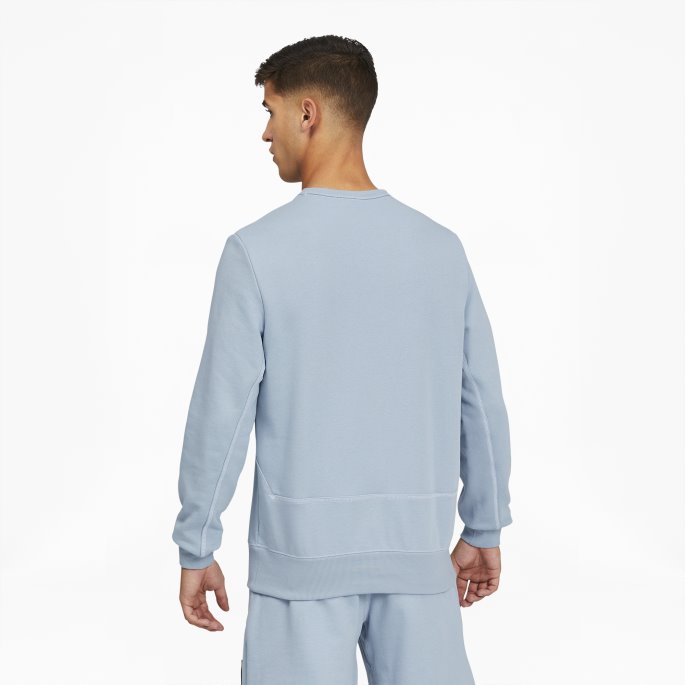 Puma På Salg Pivot Menns Basketball Crew Blå Tåke