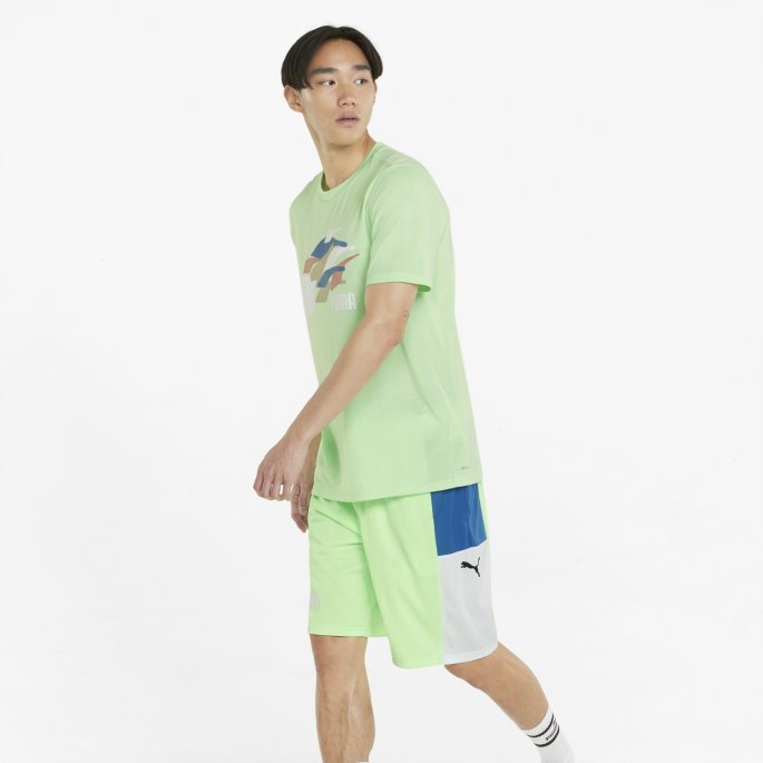 Alle Turneringer Herre Basketball Tee Puma På Salg Paradis Grønn