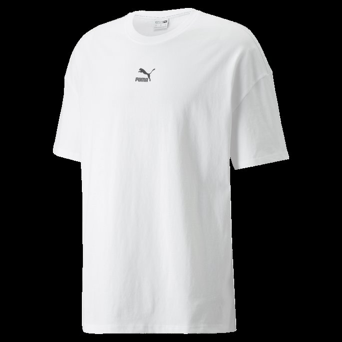 Hvit Classics Boxy T-skjorte For Menn Puma På Salg