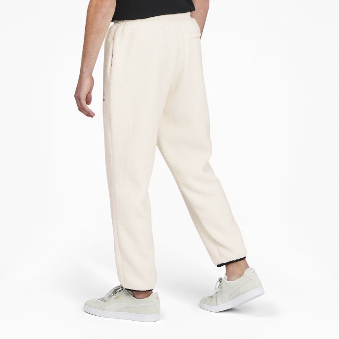 Puma På Tilbud Clsx Sherpa Herrebukser Ivory Glow