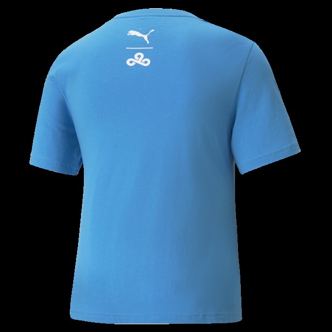 Puma På Tilbud X Cloud9 Grafisk Esports-t-skjorte For Kvinner Bleu Azur