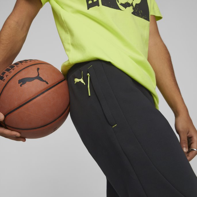 Puma På Tilbud Sorte Kroner Basketballbukser For Menn