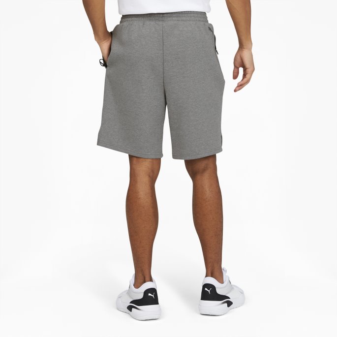 Puma På Tilbud Mellomgrå-mellomgrå Dime Basketballshorts For Menn