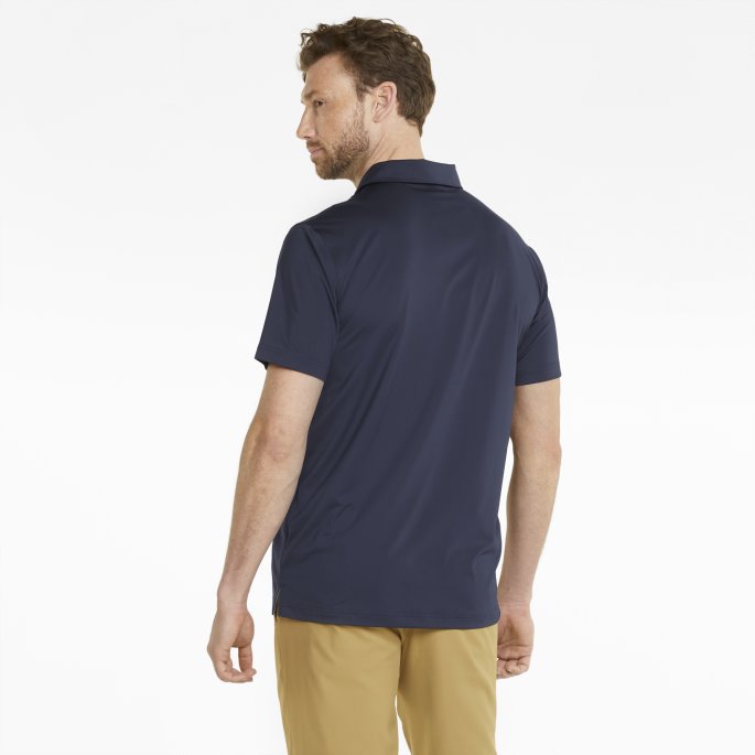 Puma På Tilbud Mattr Canyon Herre Golf Poloskjorte Marine Blazer-lavendar Pop