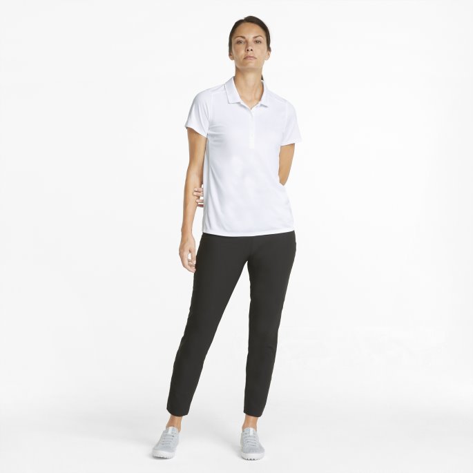 Gamer Golf Poloskjorte For Kvinner Puma På Tilbud Knallhvit