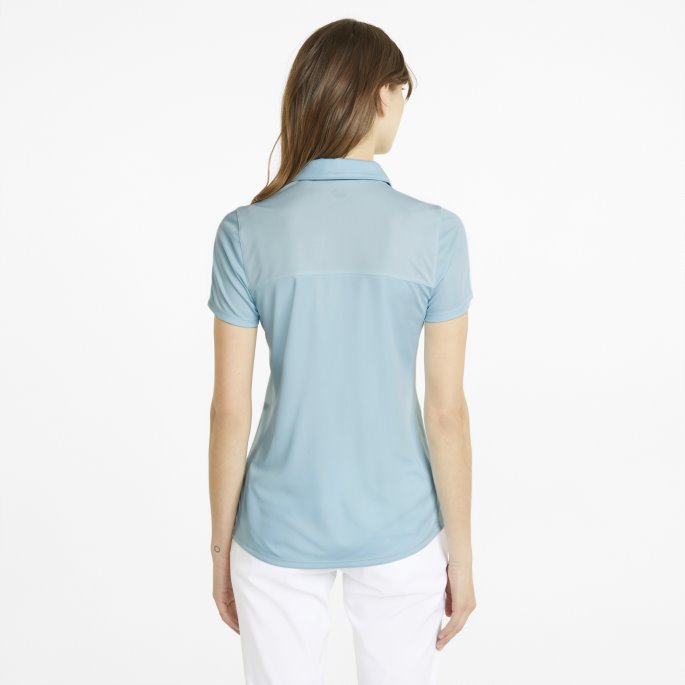 Puma På Tilbud Lett Aqua Gamer Golf Poloskjorte For Kvinner