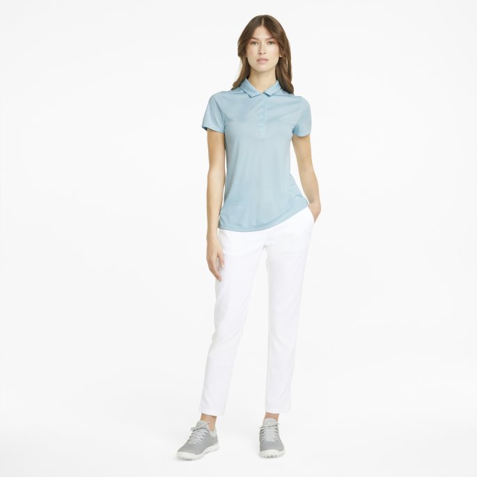 Puma På Tilbud Lett Aqua Gamer Golf Poloskjorte For Kvinner