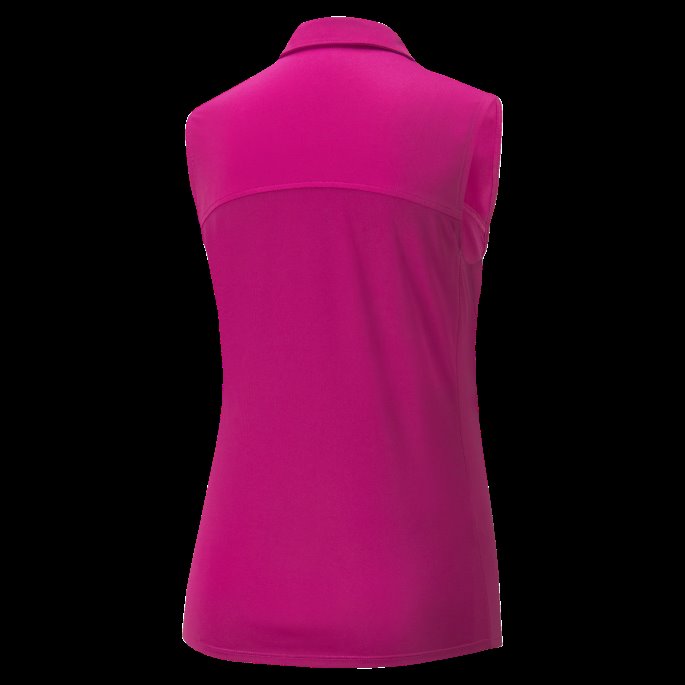 Festival Fuchsia Gamer Ermeløs Golfpoloskjorte For Kvinner Puma På Salg
