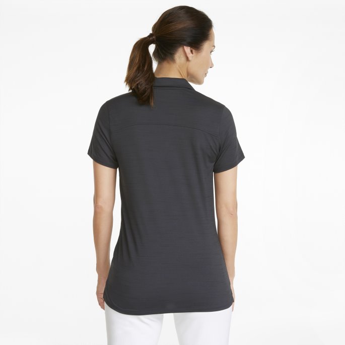 Puma På Tilbud Skyspunnet Kyst Dame Golf Polo Svart Lyng