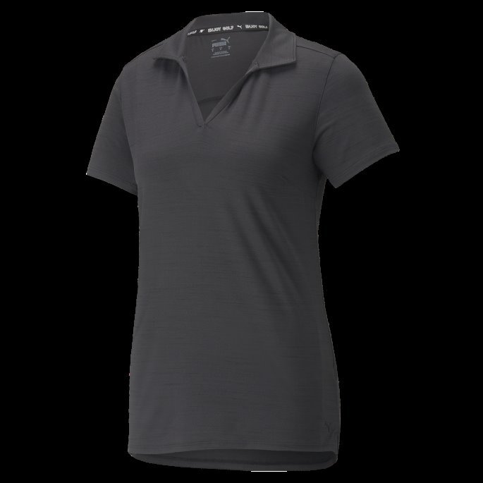 Puma På Tilbud Skyspunnet Kyst Dame Golf Polo Svart Lyng