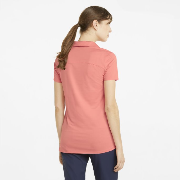 Skyspunnet Kyst Dame Golf Polo Nellike Rosa Lyng Puma På Salg