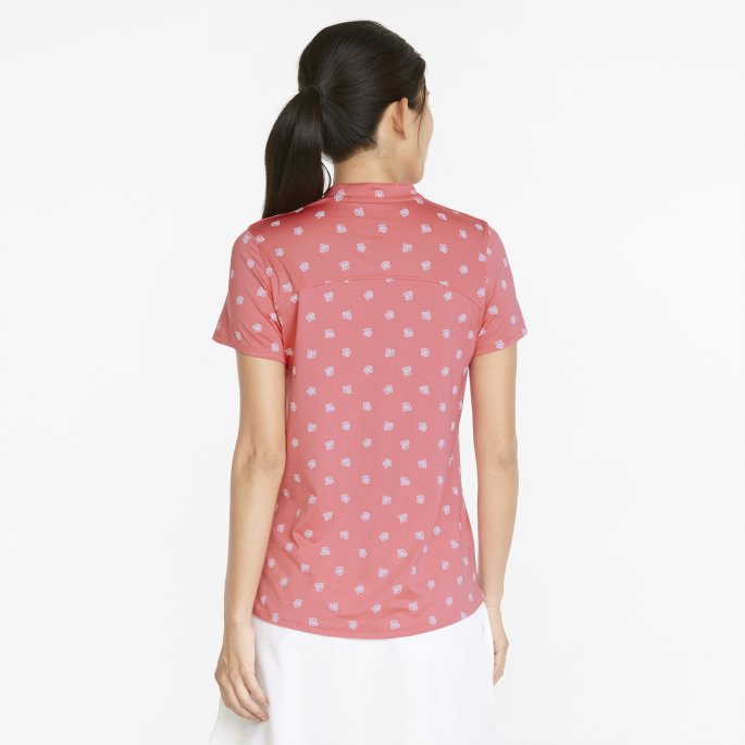 Mattr Hibiscus Dame Golf Polo Rapture Rose-lys Hvit Puma På Salg
