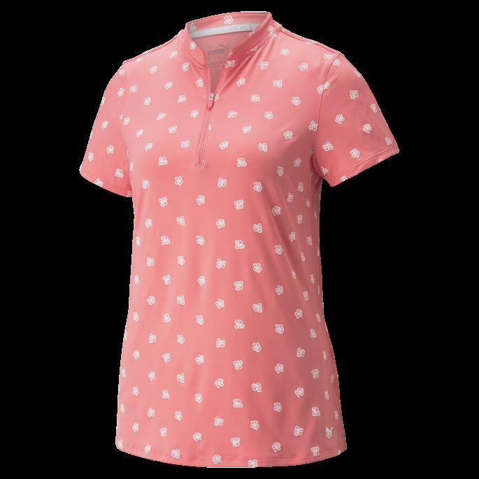 Mattr Hibiscus Dame Golf Polo Rapture Rose-lys Hvit Puma På Salg