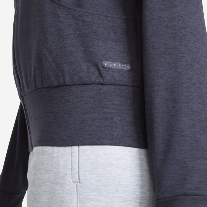 Puma På Tilbud Skyspunnet Golf Hettegenser For Kvinner Marine Blazer Lyng