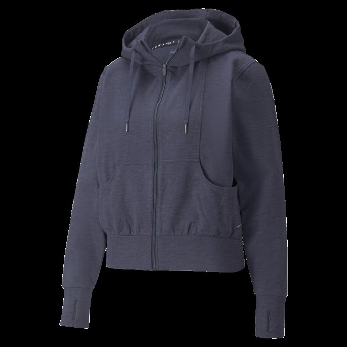 Puma På Tilbud Skyspunnet Golf Hettegenser For Kvinner Marine Blazer Lyng