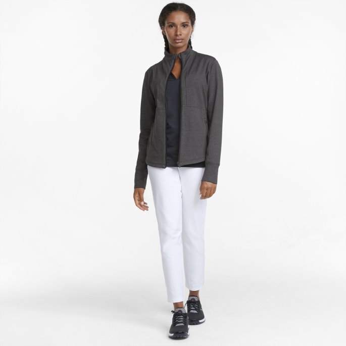 Skyspun Daybreak Dame Golfjakke Sort Lyng Puma På Tilbud