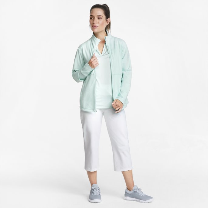 Puma På Tilbud Beroligende Sjølyng Skyspunnet Daybreak Dame Golfjakke