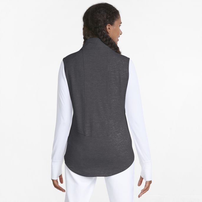 Black Heather Puma På Tilbud Skyspunnet Daybreak Dame Golfvest